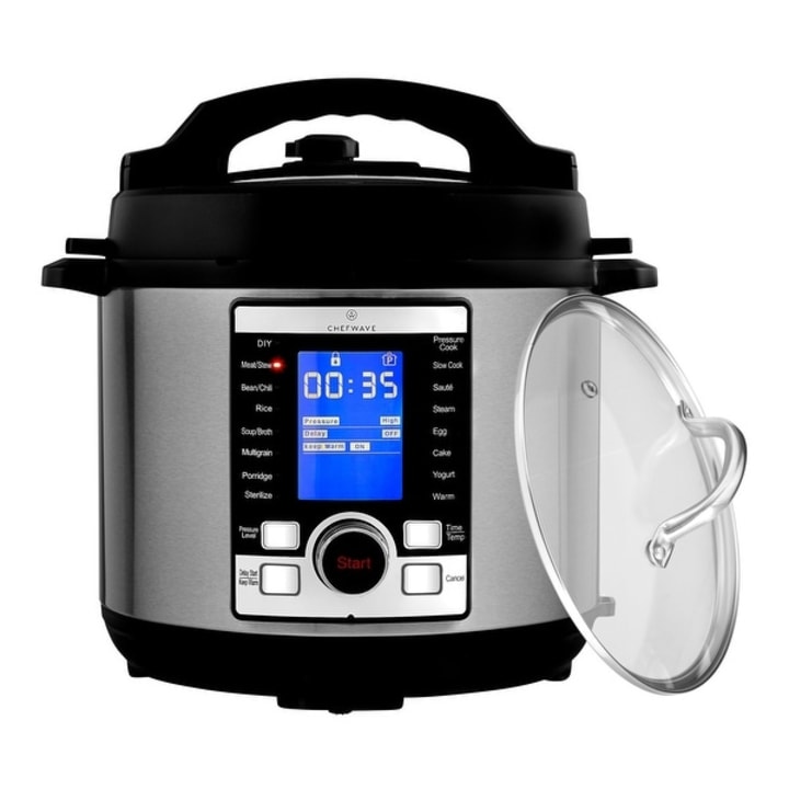 ChefWave Swift Pot Programmable Pressure Cooker with Accessories