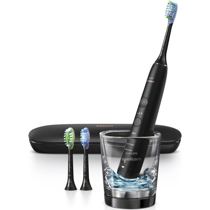 Philips Sonicare DiamondClean Smart 9300 Electric, Rechargeable toothbrush for Complete Oral Care 9300 Series, Black, HX9903/11