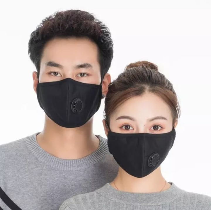 ByZari Cotton Face Mask with Filter
