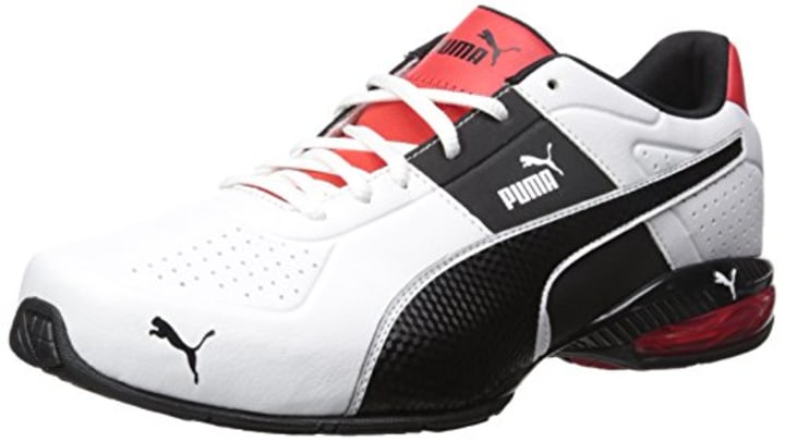 PUMA Men&#039;s Cell Surin 2.0 FM Sneaker White Black, 9.5 M US