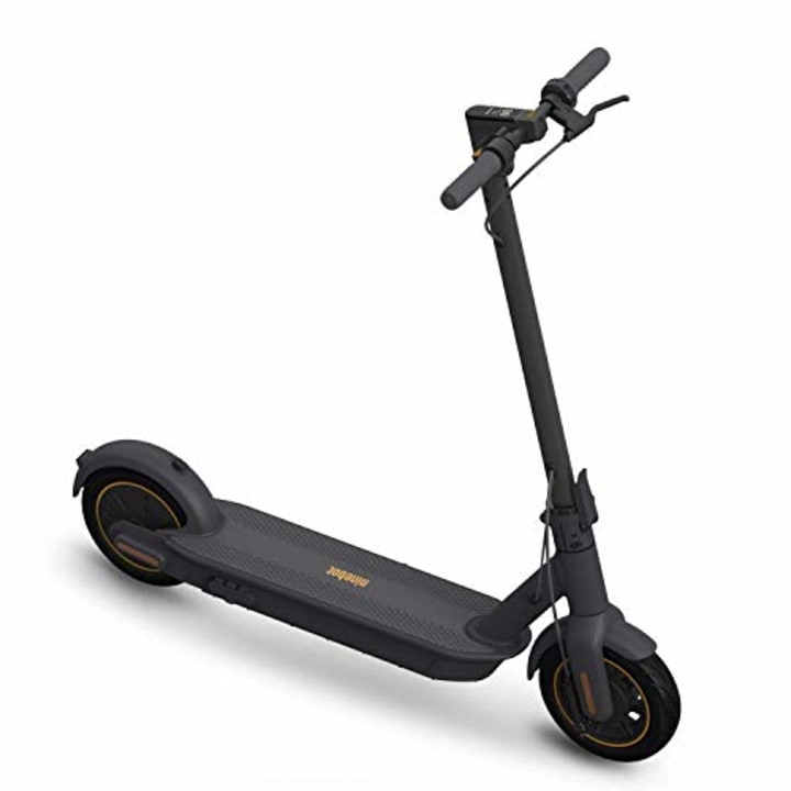 Segway Ninebot MAX Electric Kick Scooter, Up to 40.4 Miles Long-range Battery, Max Speed 18.6 MPH, Foldable and Portable, Dark Grey