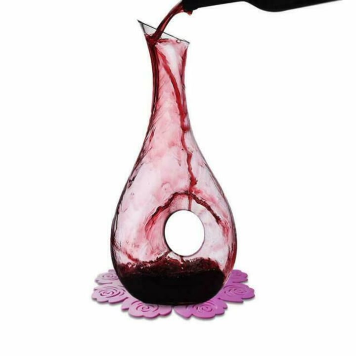 USBOQO Crystal Glass Wine Decanter