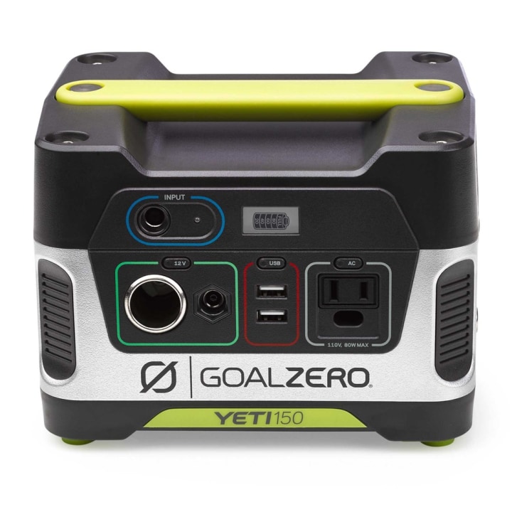Goal Zero Yeti 150 Portable Power Station, 150Wh Small Generator Alternative with 12V, AC and USB Outputs