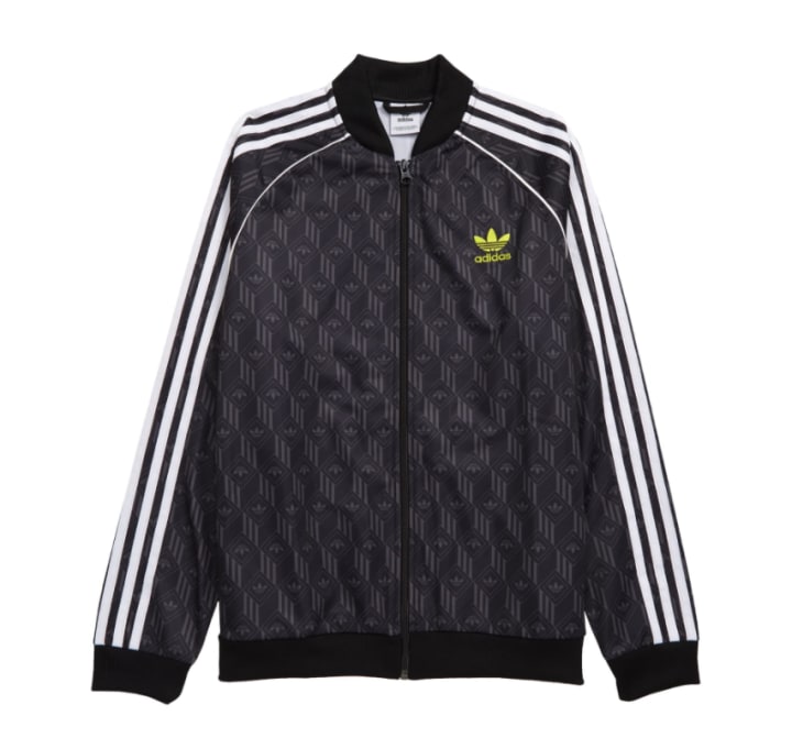 Adidas Superstar Trefoil Print Track Jacket