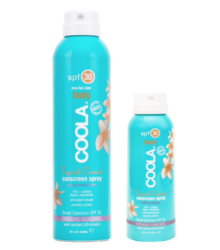 Coola Suncare 2-Pack Tropical Coconut Body Sunscreen Spray