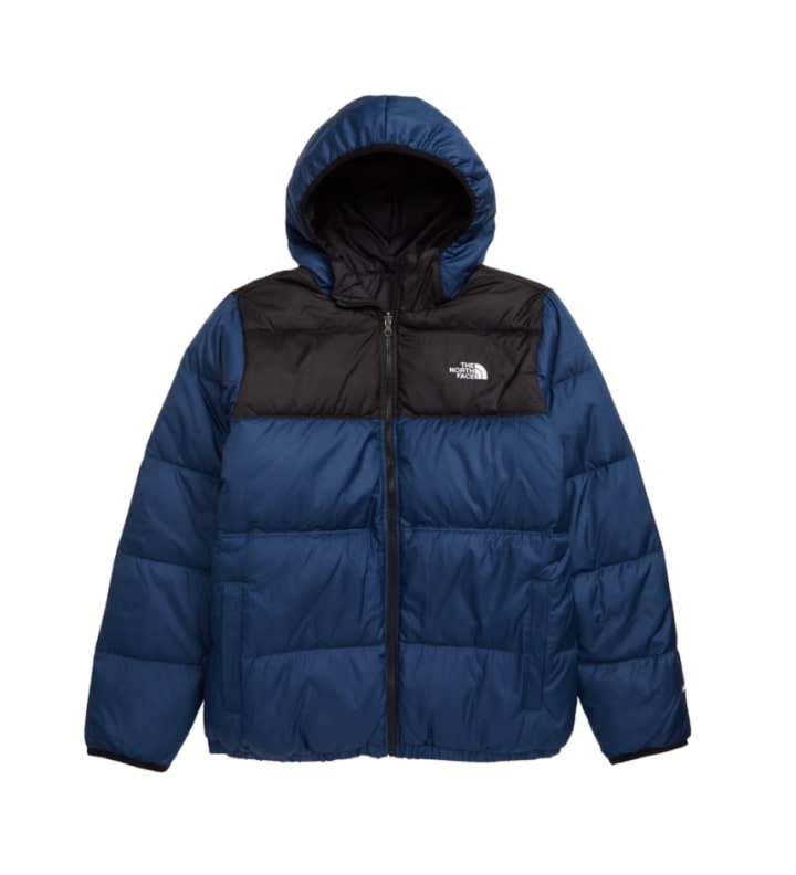 The North Face “Moondoggy” Water Repellent Reversible Down Jacket
