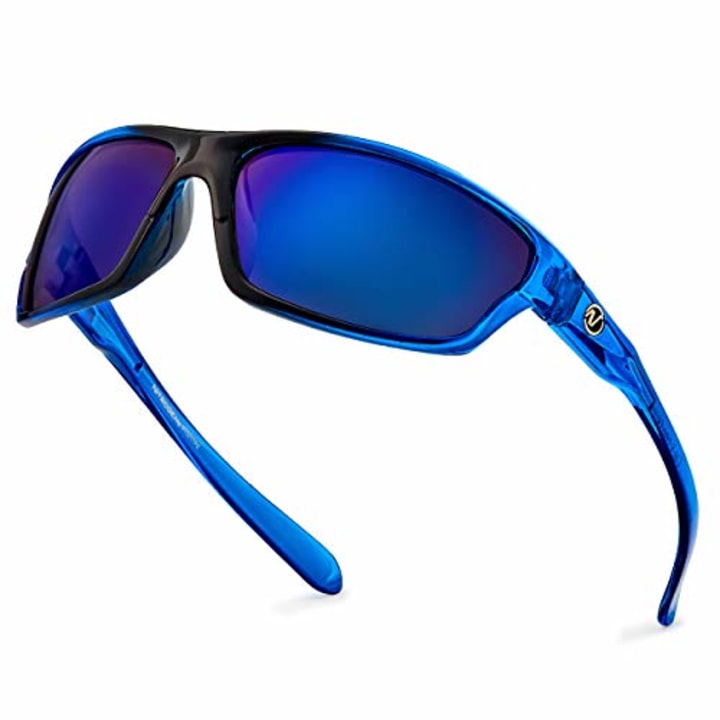 Nitogren Polarized Wrap Around Sport Sunglasses