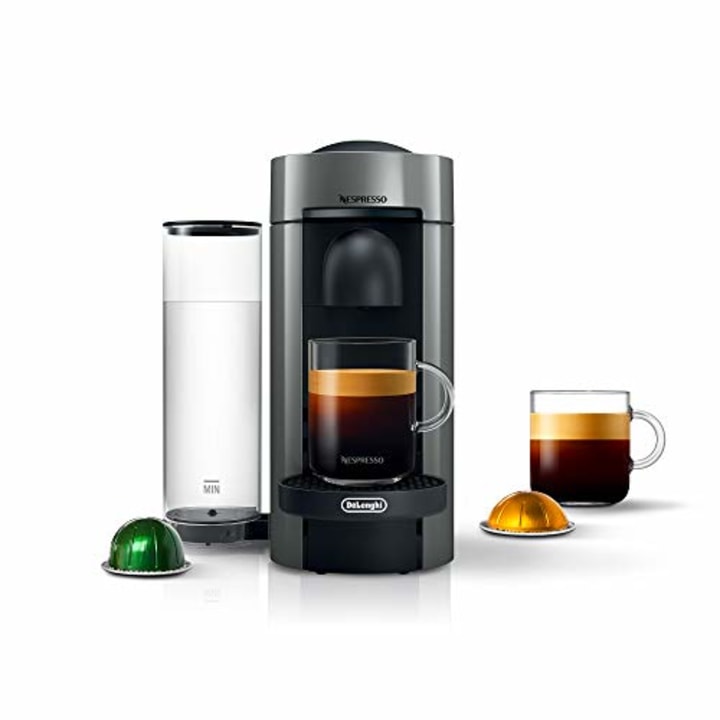 Nespresso VertuoPlus Coffee and Espresso Maker by DeLonghi. Why the Nespresso's VertuoPlus is one Shopping editor's favorite coffee and espresso machine and other single serve coffee makers to consider.