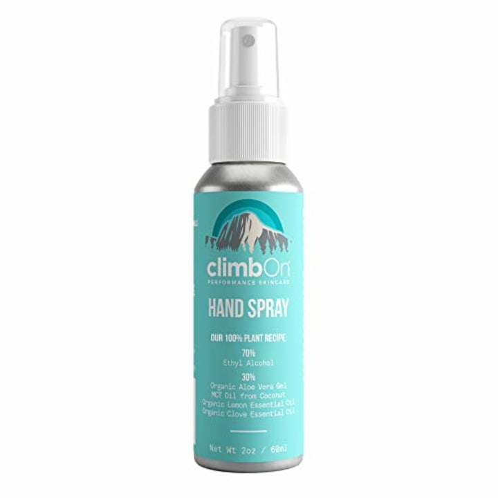 ClimbOn Hand Spray is one of the best hand sanitizers that meets CDC guidance.
