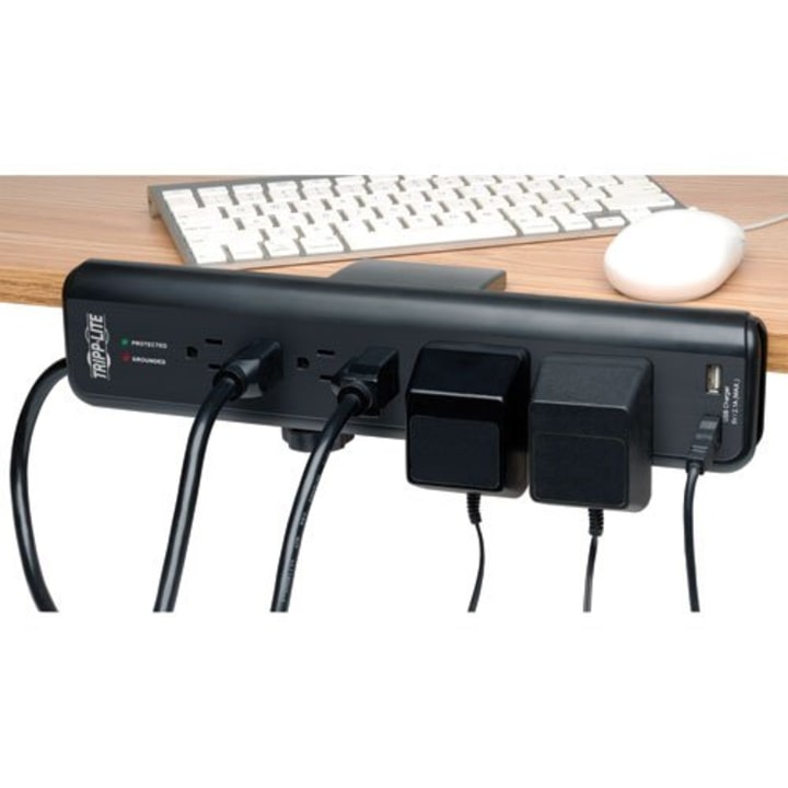 Tripp Lite 6 Outlet Clamp Mount Surge Protector