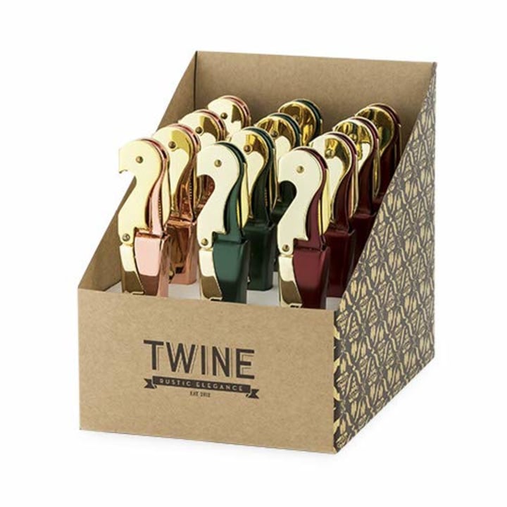 Pack of 12 Assorted Pulltap Double-Hinged Wine Keys
