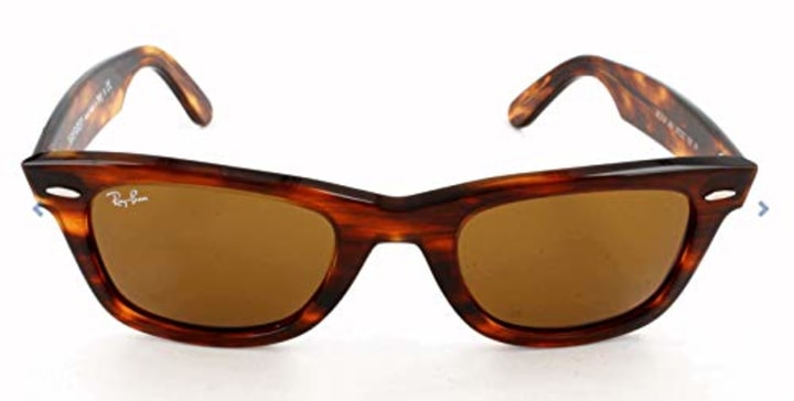 Ray-Ban 0RB2140 Original Wayfarer Sunglasses, Light Tortoise, 50mm