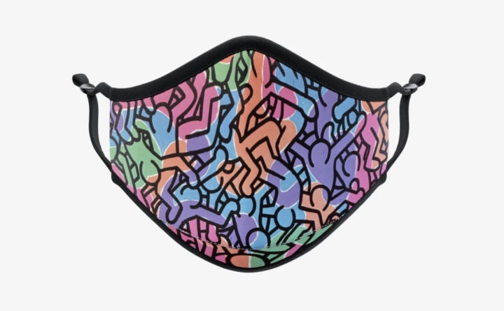Vistaprint x Keith Haring All Over face mask