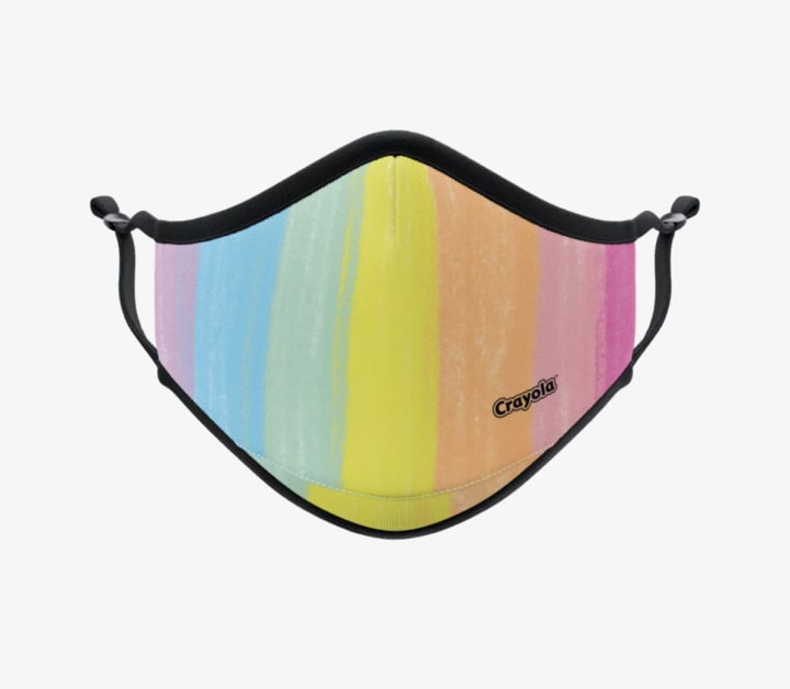Vistaprint x Crayola Rainbow Face Mask