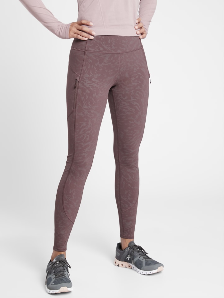 These Athleta running tights are made for (most) winter workouts