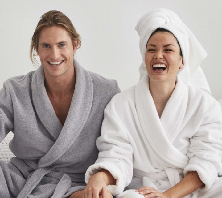 Brooklinen Super-Plush Robe. Valentine's Day gifts for couples during Covid-19.