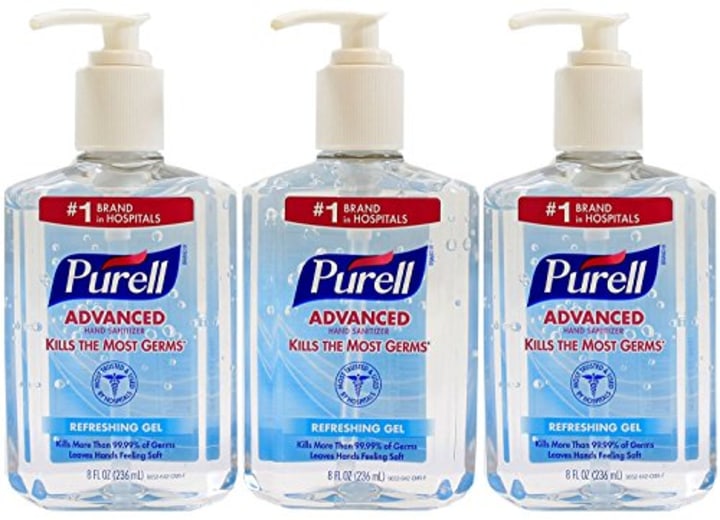 Purell Hand Sanitizer 8 Ounce is one of the best hand sanitizers that meets CDC guidance.