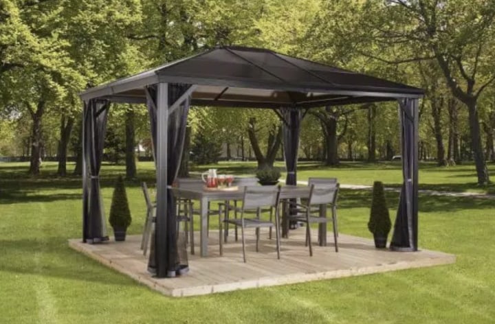 ShelterLogic Verona Hardtop Gazebo. 5 best canopy tents for outdoor gatherings in 2021