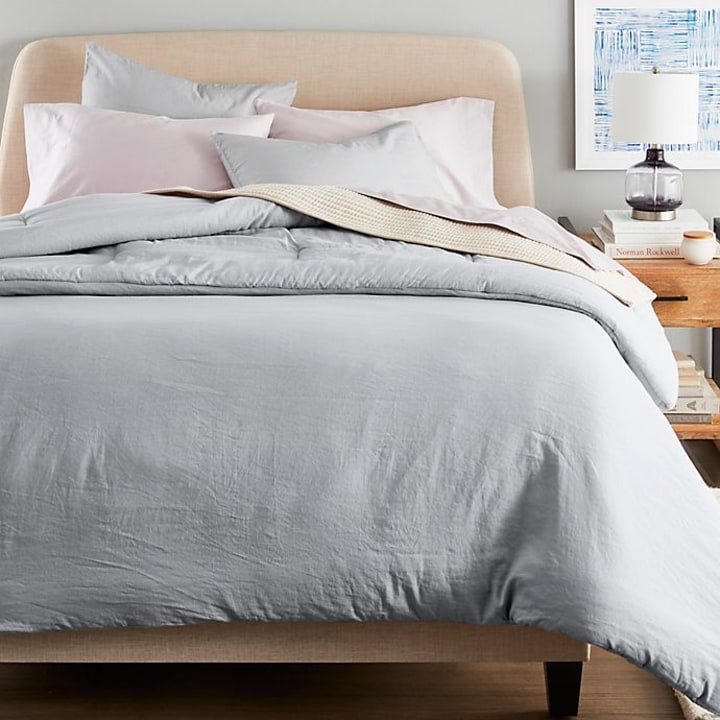 Nestwell Washed Linen Cotton Comforter Set