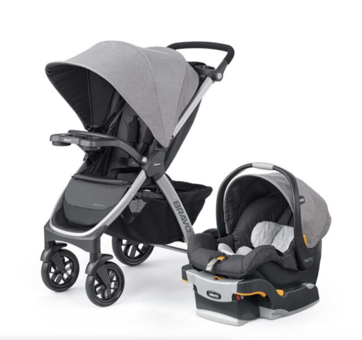 Chicco Bravo Trio Travel System.  Best strollers to shop in 2021.