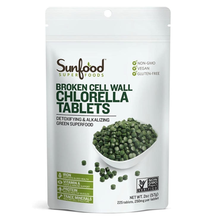 Sunfood Chlorella Tablets. Where to buy chlorophyll supplements.