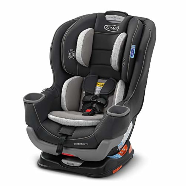 Graco Extend2Fit Convertible Car Seat | Ride Rear Facing Longer with Extend2Fit, Redmond, Amazon Exclusive