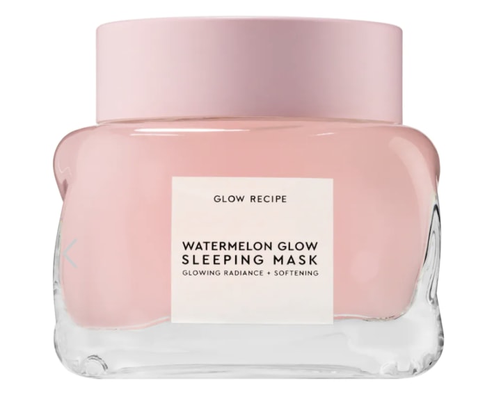 Glow Recipe Watermelon + AHA Glow Sleeping Mask. Best Clean at Sephora products.