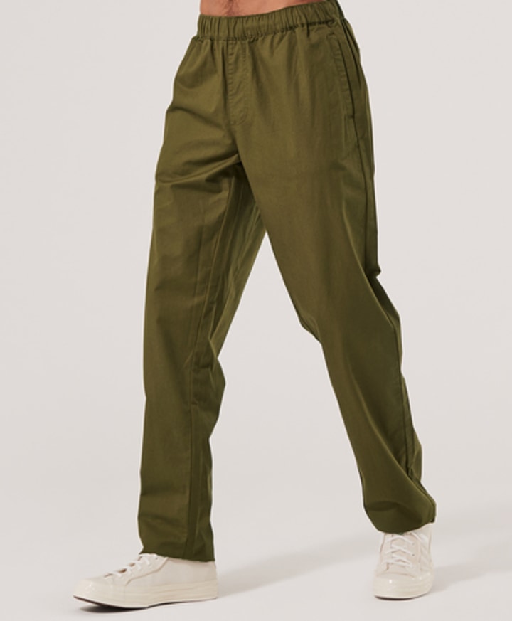 Linen trousers Relaxed Fit - Light beige - Men | H&M IN-anthinhphatland.vn