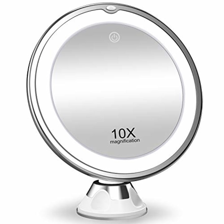 KOOLORBS 10X Magnifying Makeup Mirror