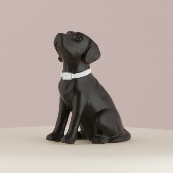 Dog Figurine Cake Topper