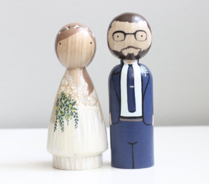 Goose Grease Custom Wedding Cake Toppers