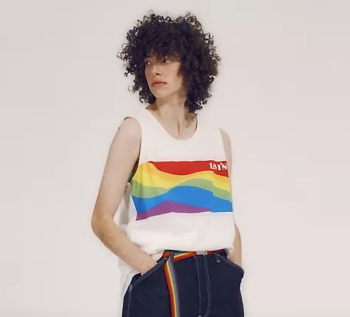 Levi’s Pride Relaxed Graphic Tank Top