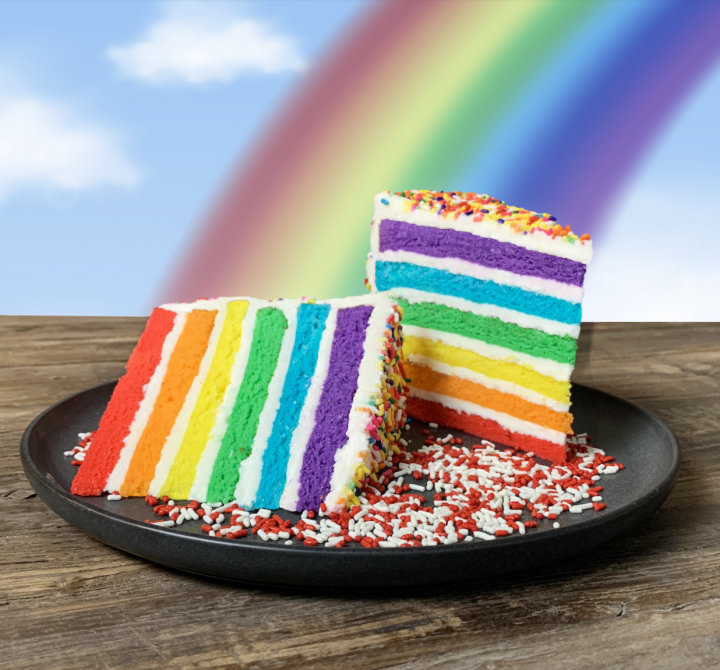 TGI Fridays Carlo’s Bakery Rainbow Cake