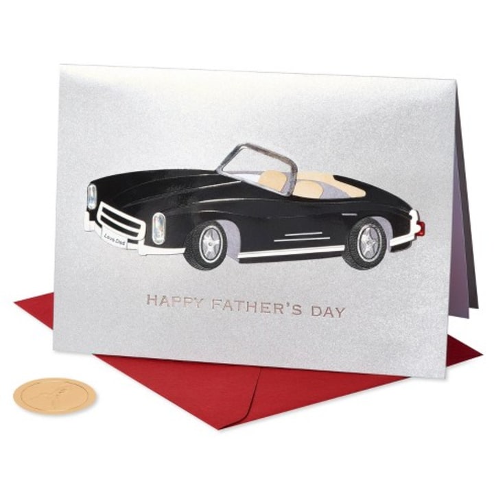 Fathers Day Greeting Card Classic Car - PAPYRUS. Best Father's Day Cards 2021.