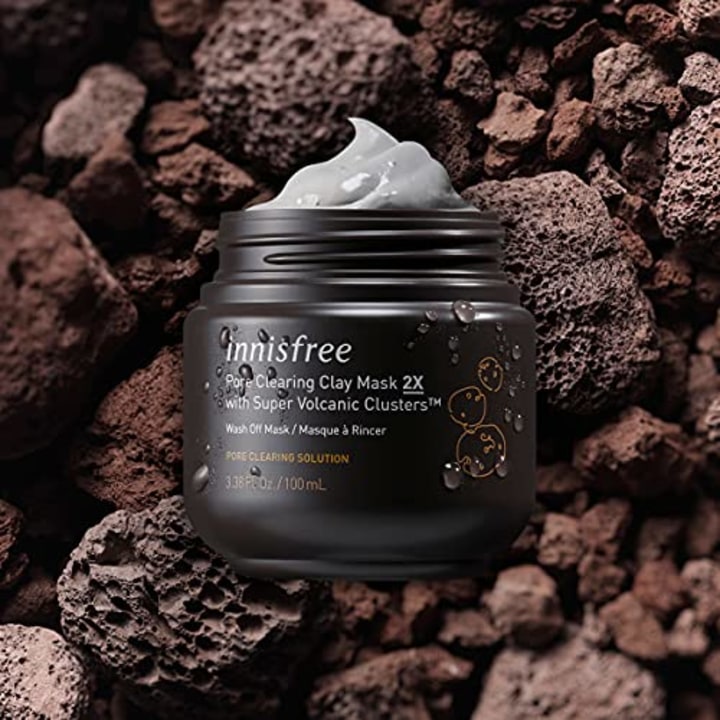 innisfree Pore Clearing Clay Mask 2X Super Volcanic Clusters Face Treatment