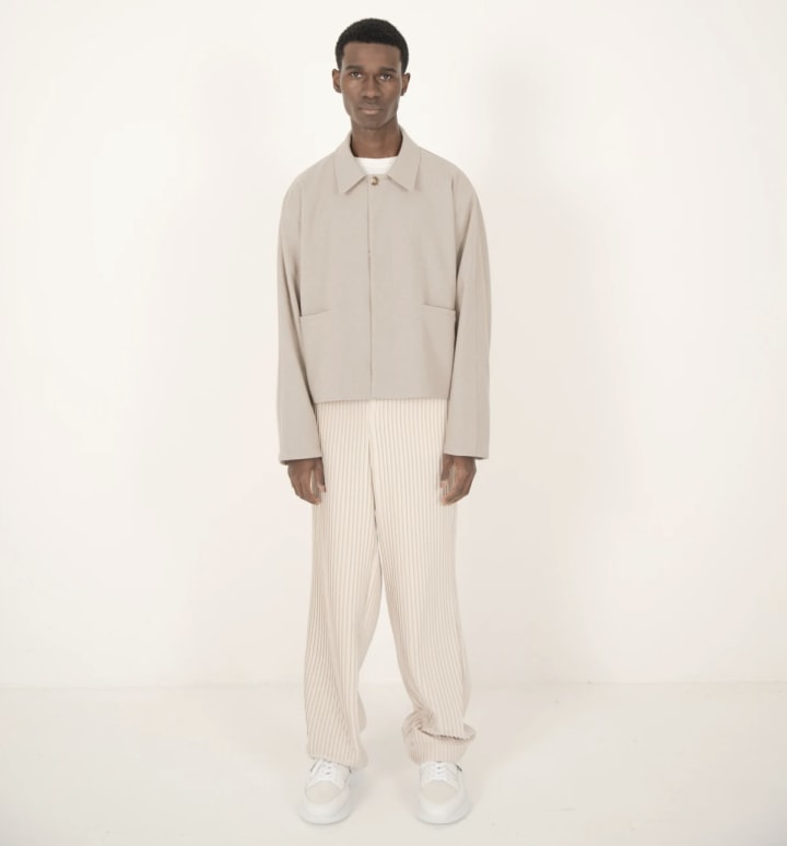 Cold Laundry Pine Crop Jacket. Best gender fluid collections to shop 2021.