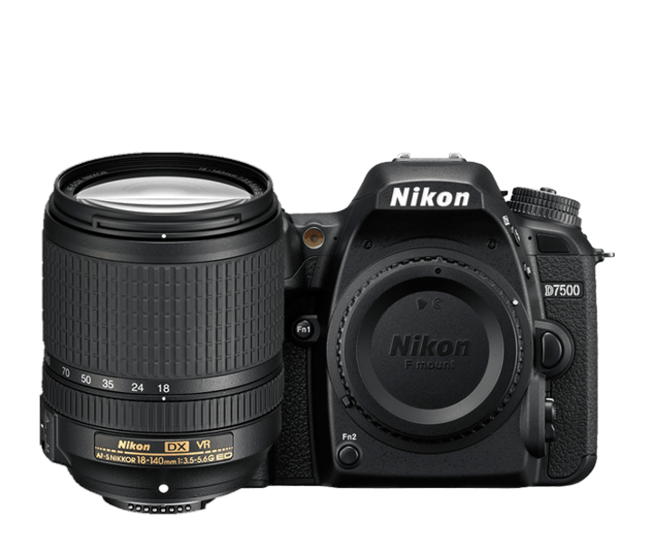Nikon D7500 DSLR Camera Kit with 18-140mm VR Lens. Best DSLR cameras 2021.