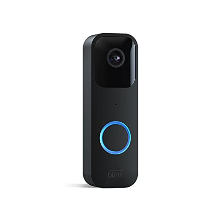 Introducing Blink Video Doorbell | Two-way audio, HD video, motion and chime app alerts and Alexa enabled -- wired or wire-free (Black)