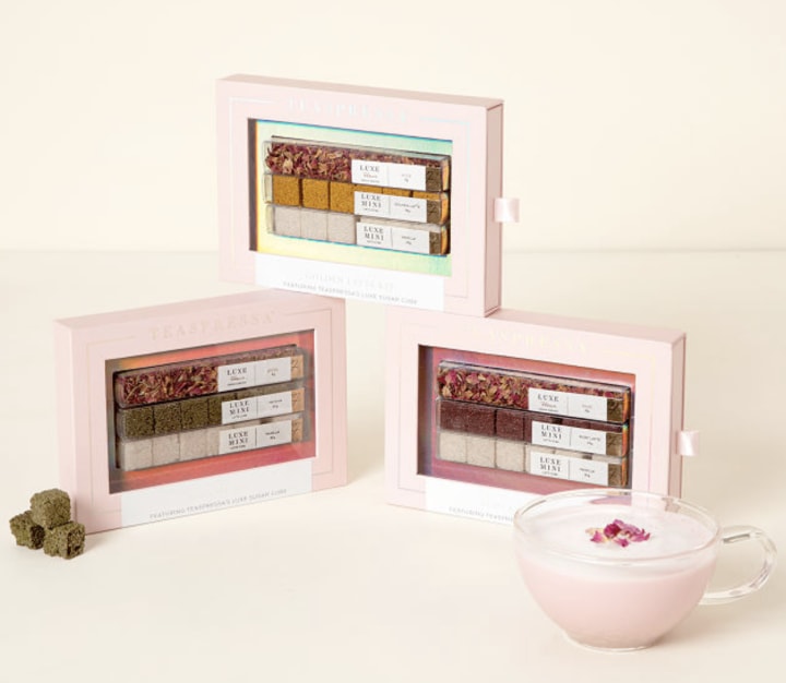 Instant Colorful Tea Latte Kits