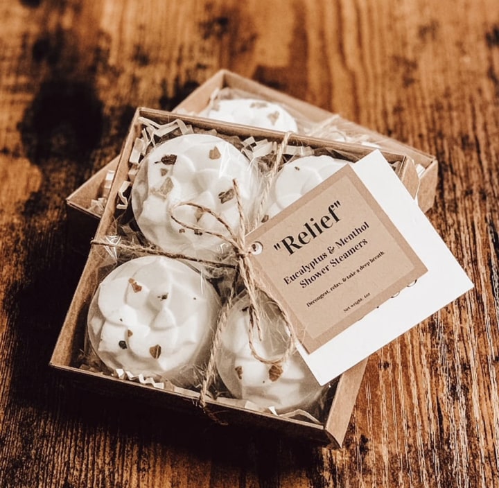LotusHandcraftedCo Eucalyptus & Menthol Shower Steamers