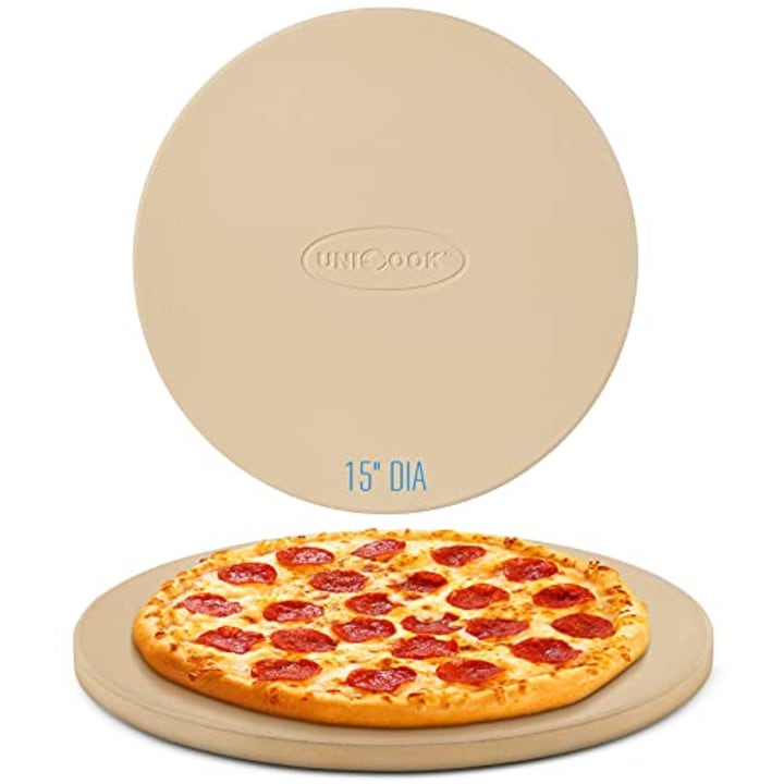 Unicook 15-Inch Round Pizza Grilling Stone