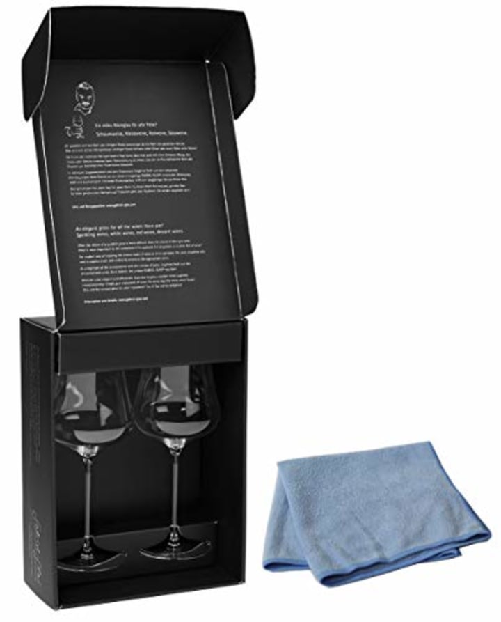 Gabriel-Glas Wine Glass Gift Box, Gold Edition