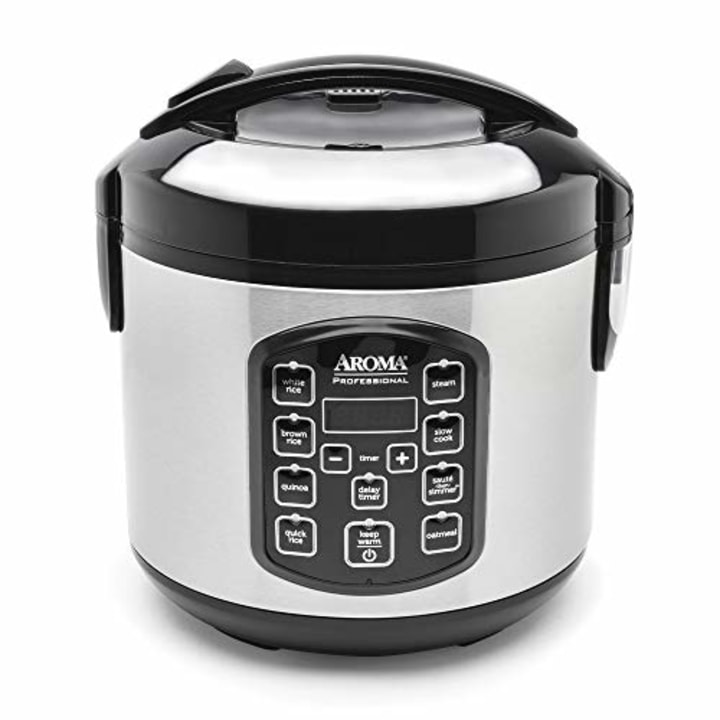 Aroma Housewares 8-Cup Digital Cool-Touch Rice Cooker &amp; Food Steamer