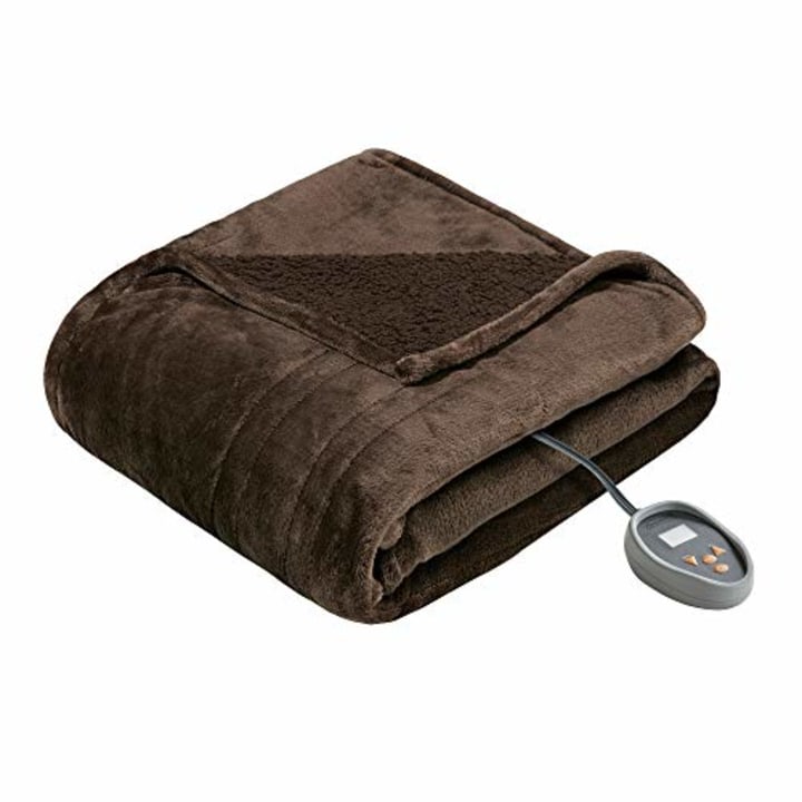 Beautyrest Microlight-to-Berber Reversible King Heated Blanket