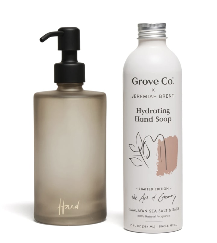 Grove Co. X Jeremiah Brent Hydrating Hand Soap + Dispenser