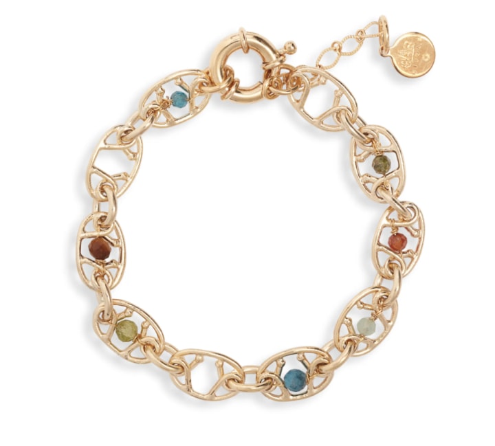 Gas Bijoux Alegria Chain & Bead Bracelet