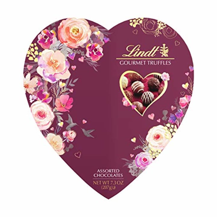 Lindt Gourmet Truffle Heart Box