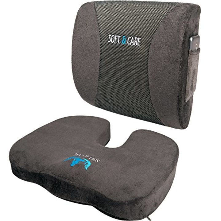 SOFTaCARE Seat Cushion and Lumbar Support Pillow