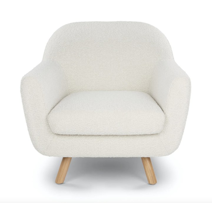 Article Gabriola Ivory Bouclé Lounge Chair