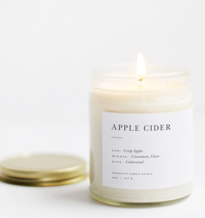 Brooklyn Candle Studio Apple Cider Minimalist Candle